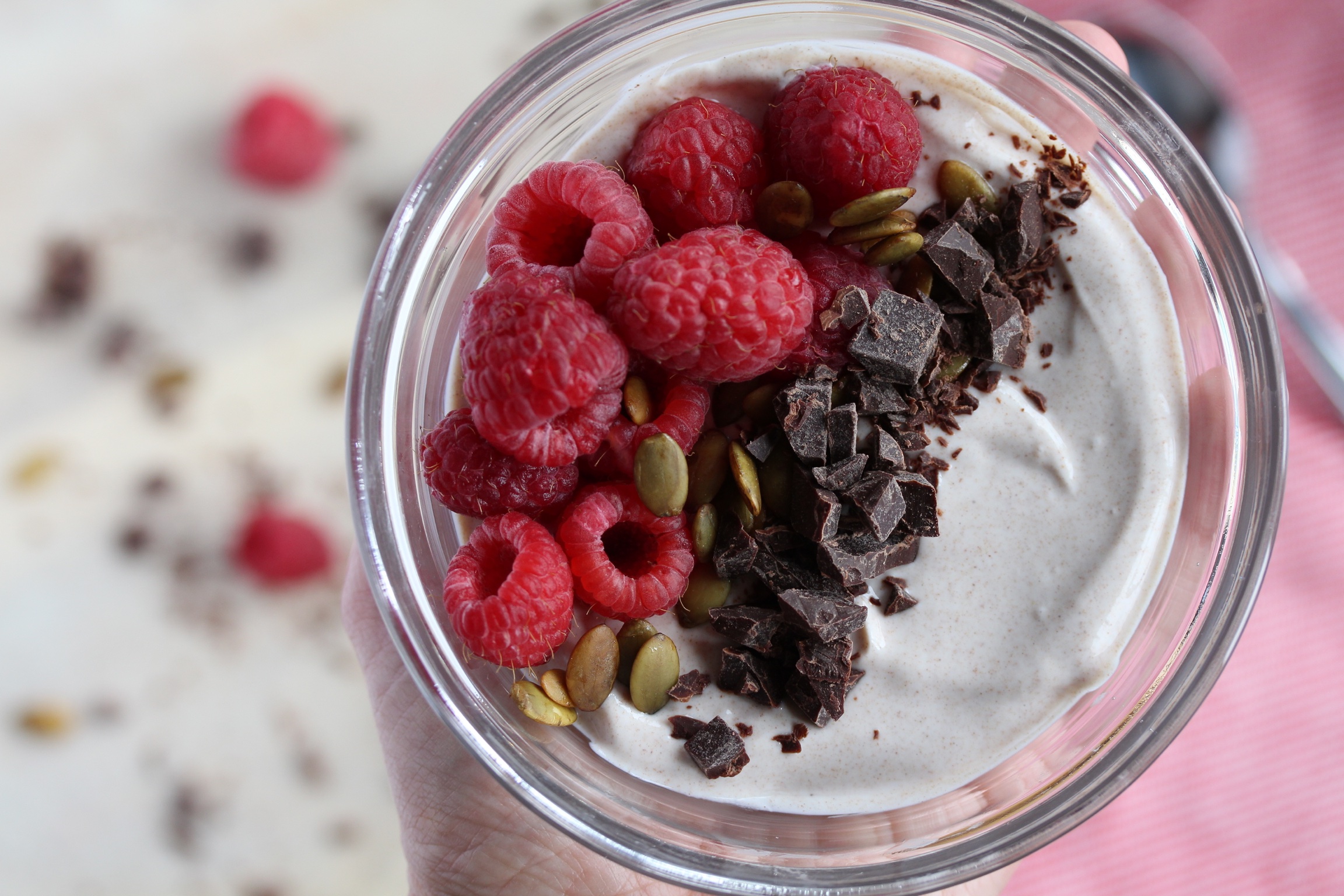 Mexican Hot Chocolate Yogurt with Berries - Sara Haas, RDN, LDN