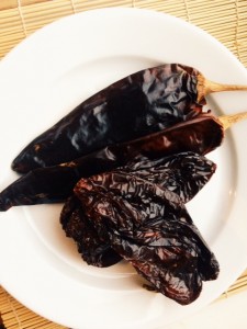 Guajillo and Ancho chiles!