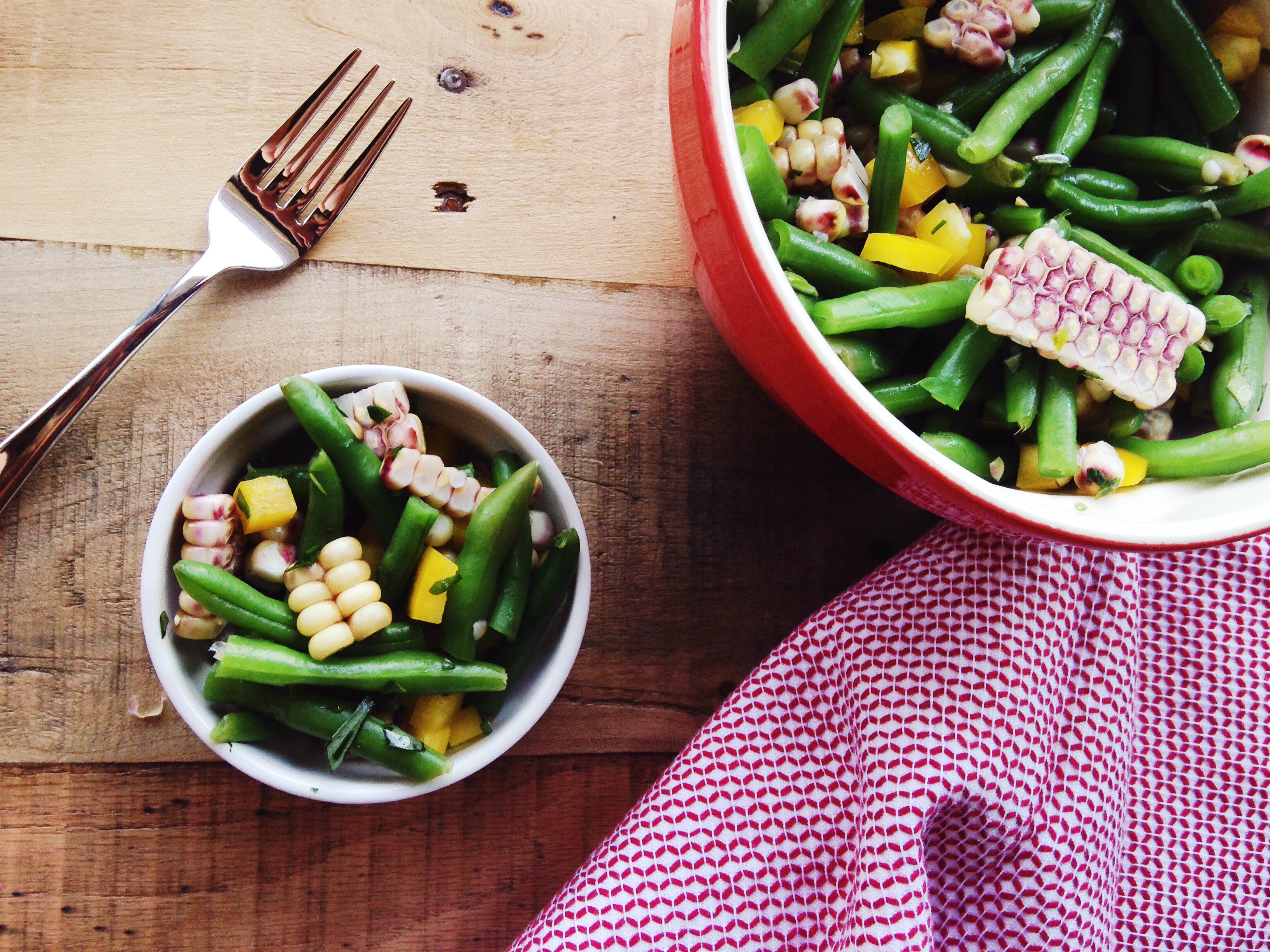Green Beans and Corn Salad