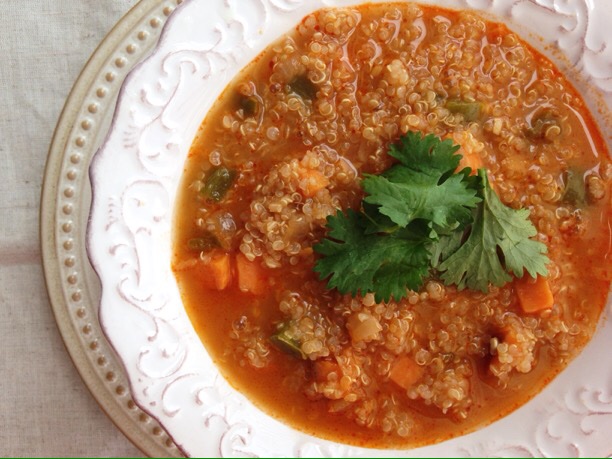 Red Curry Quinoa Soup - Sara Haas, RDN, LDN