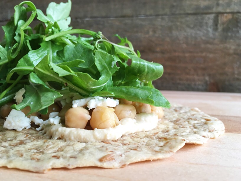 Chickpea Hummus Wrap