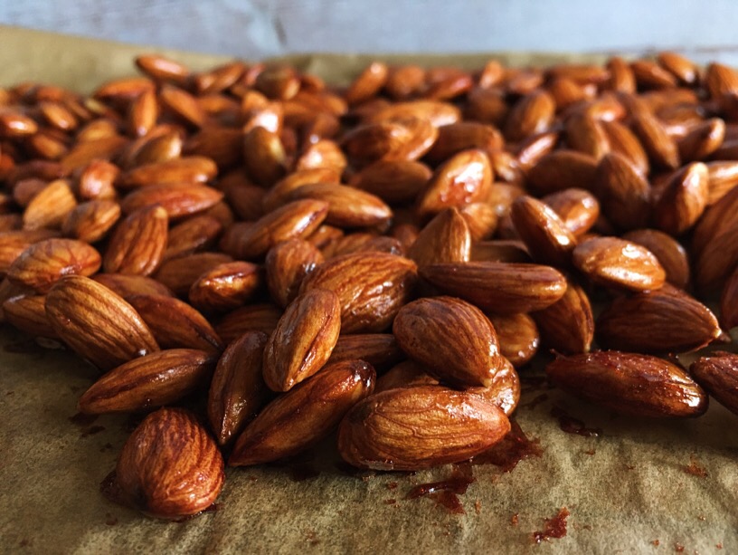 Maple Cinnamon Almonds