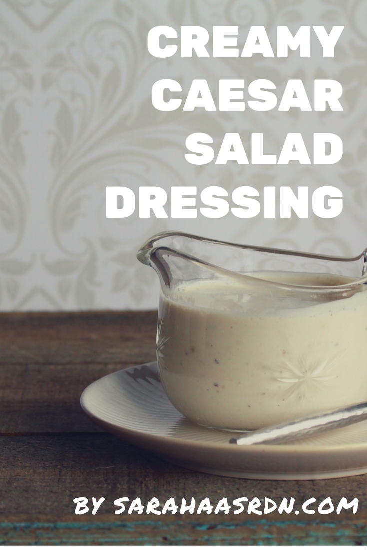 Creamy Caesar Salad Dressing PINTEREST