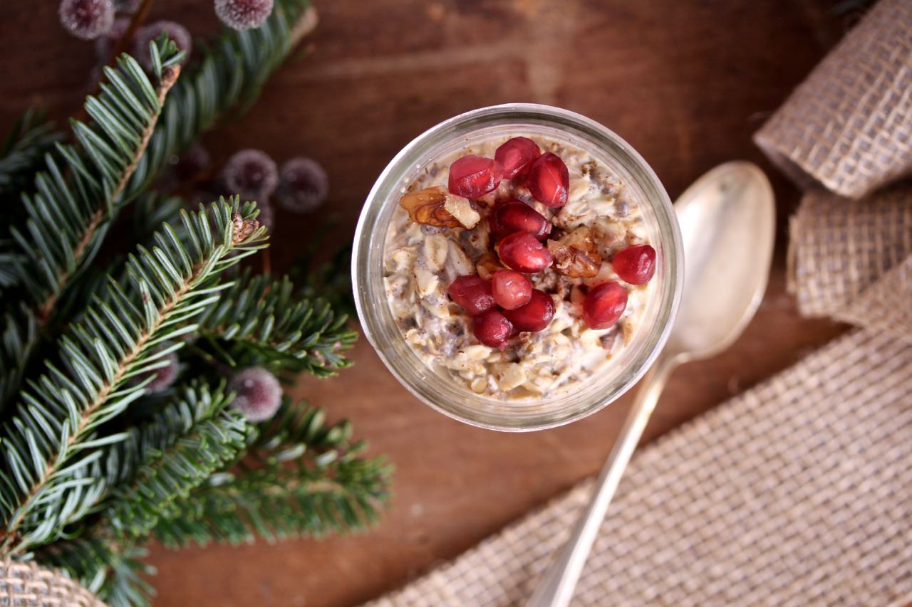 Eggnog Overnight Oats