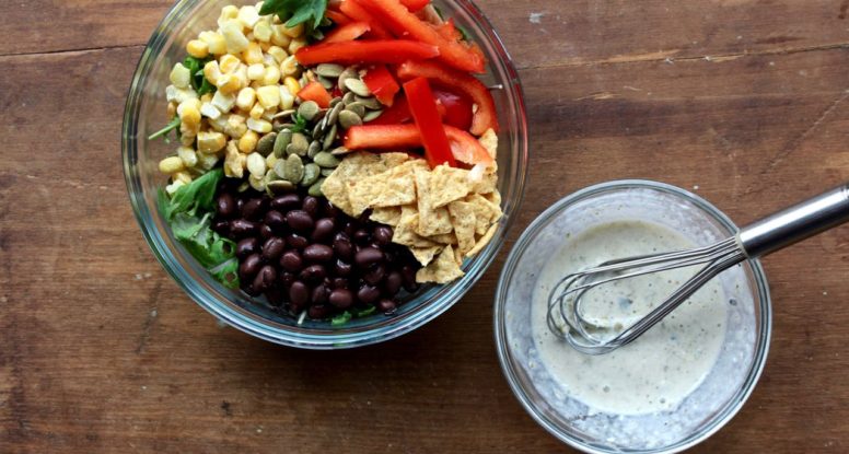 Easy Southwest Buddha Bowl - A quick, vegetarian and gluten free meal that satisfies! @cookinRD | sarahaasrdn.com