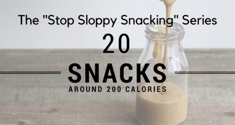Week 4 has arrived! How is your snacking? Hopefully it's cleaner than ever! If not, I've got 5 more snacks, all around 200 calories! @cookinRD | sarahaasrdn.com