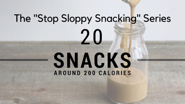 Week 4 has arrived! How is your snacking? Hopefully it's cleaner than ever! If not, I've got 5 more snacks, all around 200 calories! @cookinRD | sarahaasrdn.com