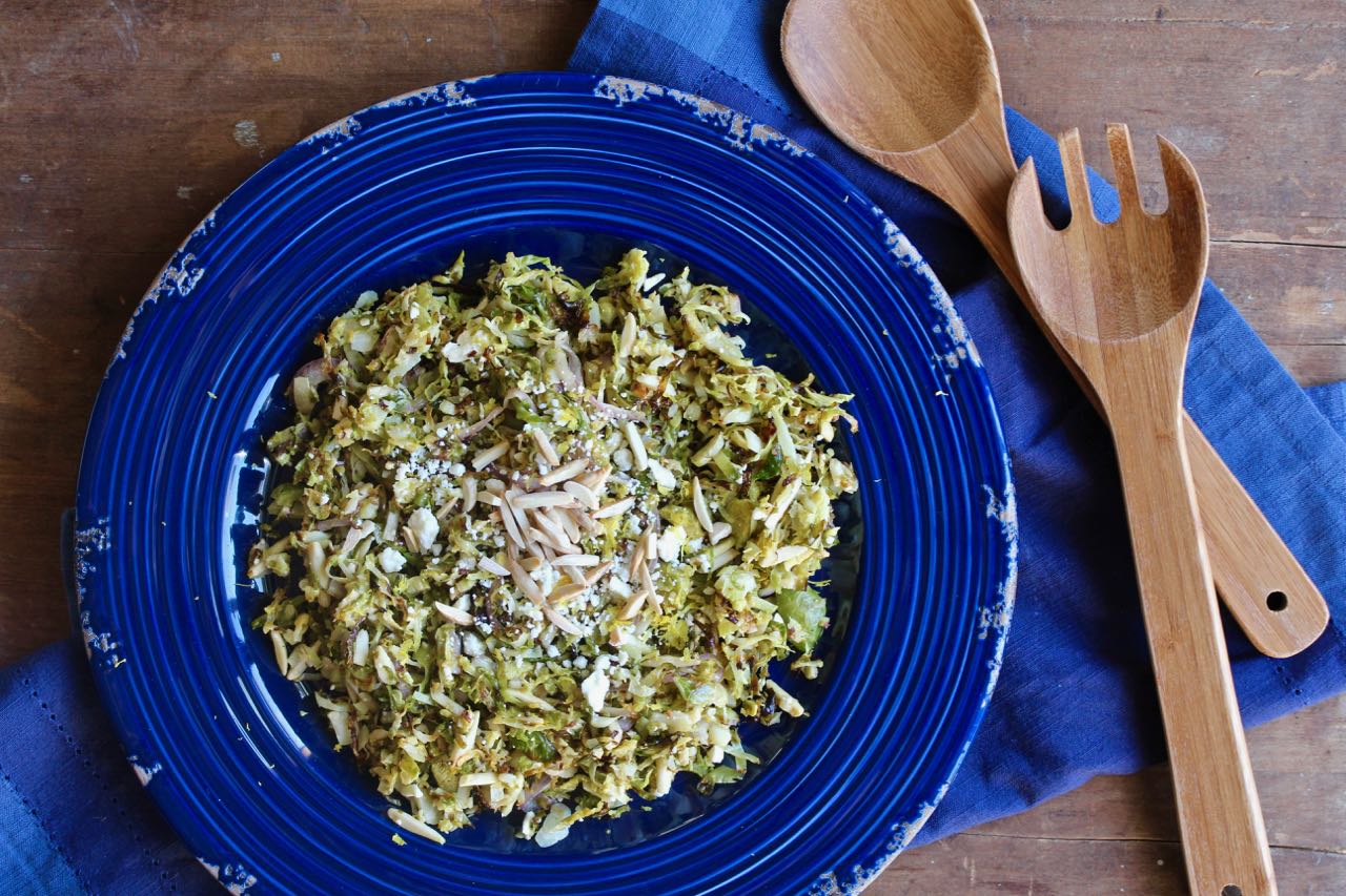 Shaved Brussels Sprouts Salad