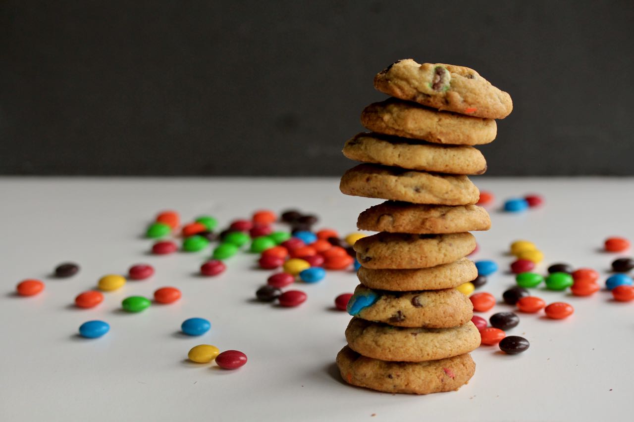 Rainbow Chocolate Chip Cookies