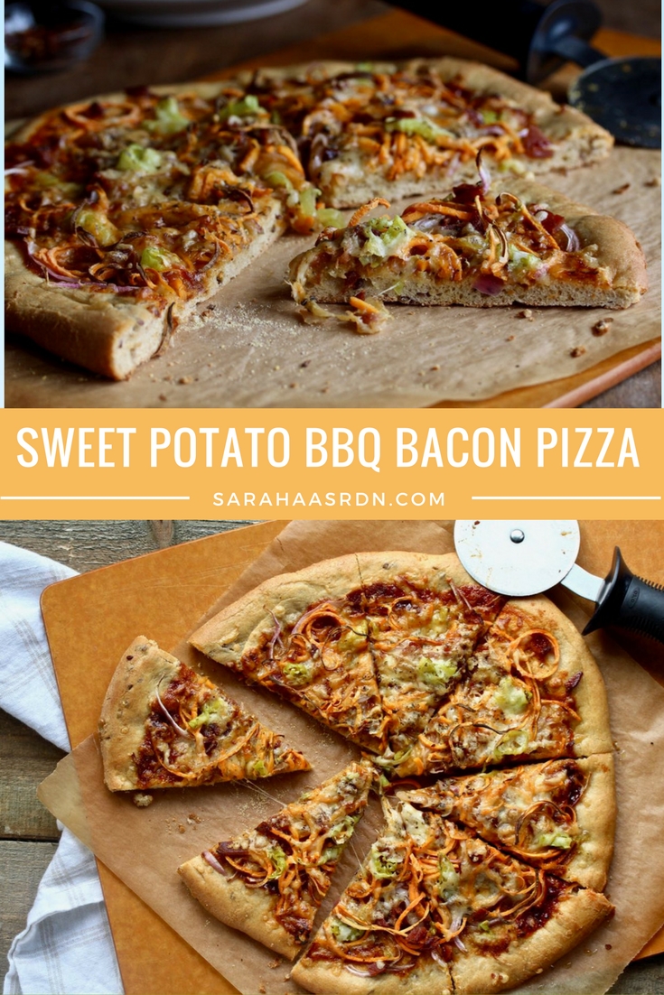 Sweet Potato BBQ Bacon Pizza Pinterest