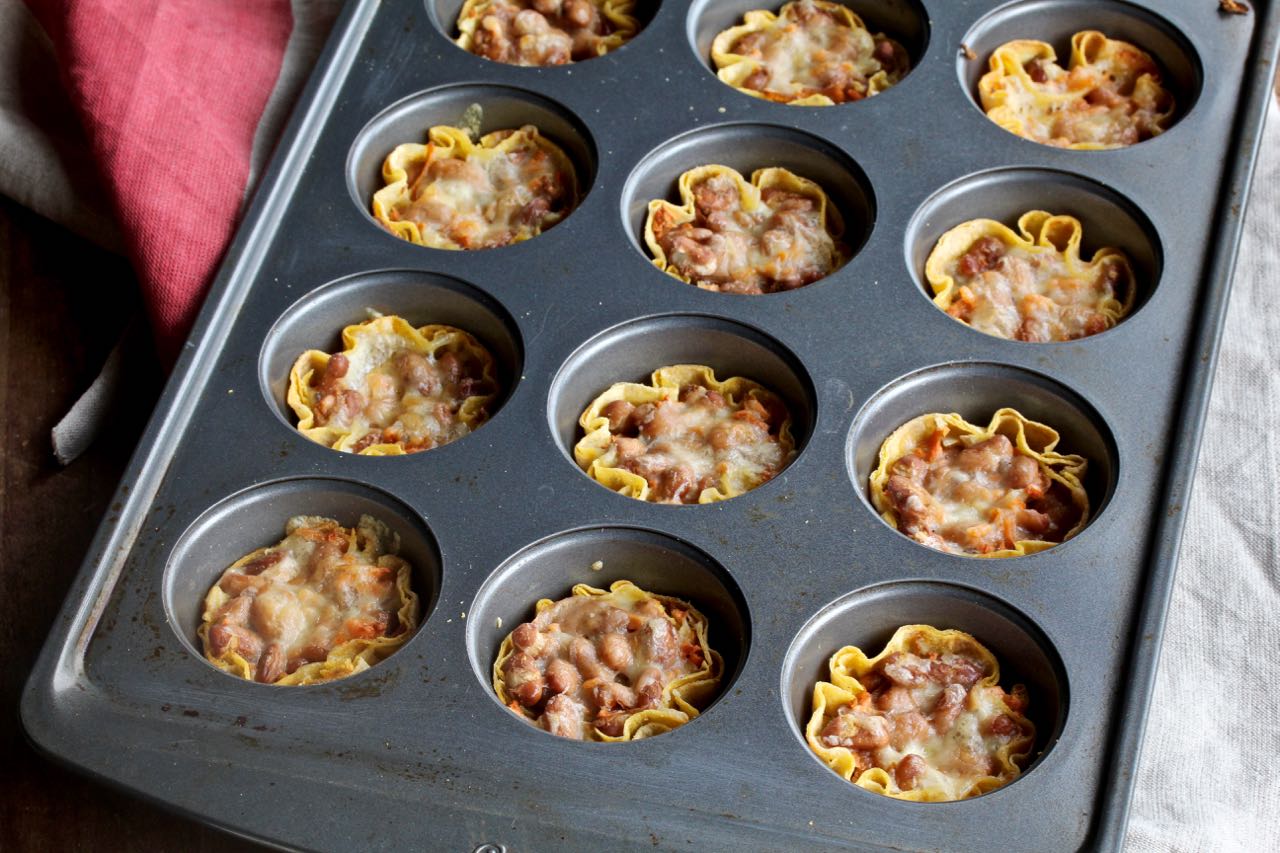 Vegetarian Muffin Tin Tacos