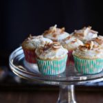 Cupcakes bring joy, so I make them. These Toasted Coconut Cupcakes are reasonably sized and better than the box versions! @cookinRD | sarahaasrdn.com