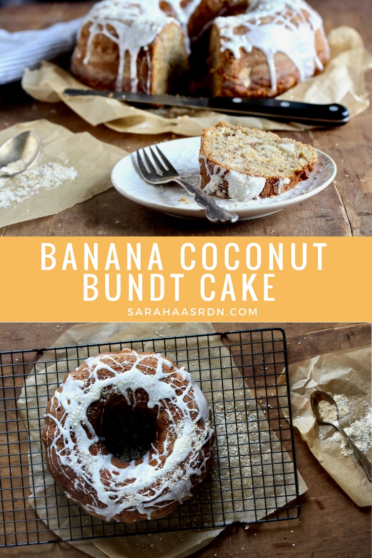 Banana Coconut Bundt Cake Pinterest
