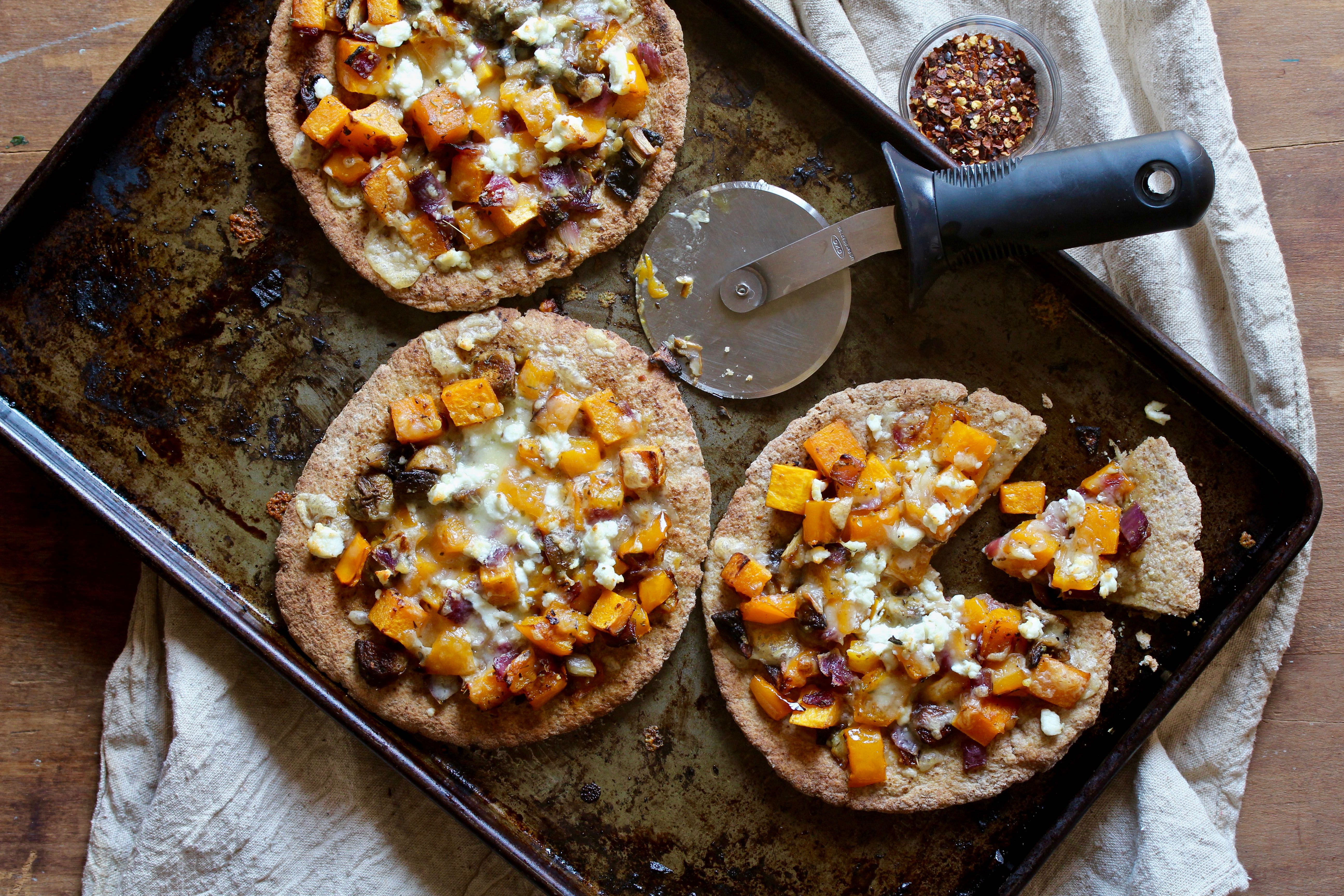 Roasted Vegetable Sheet Pan Pizza