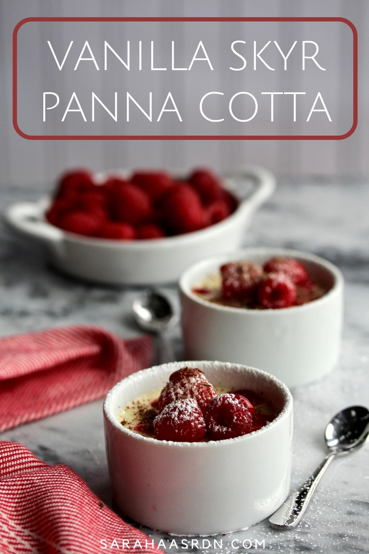 Vanilla Skyr Panna Cotta Pinterest