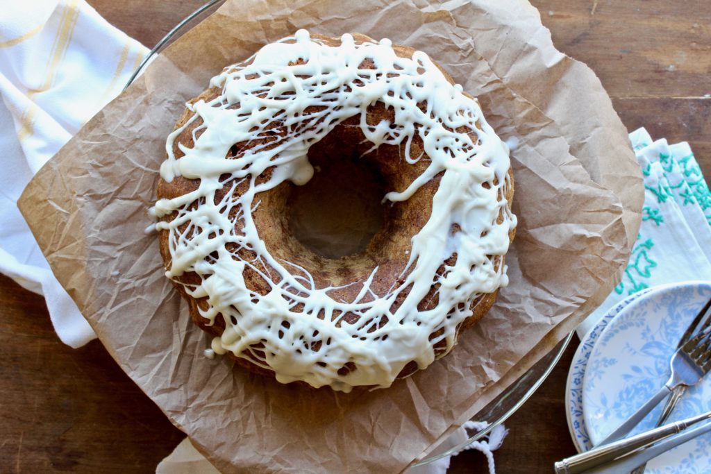 There's carrot cake and then there's RAINBOW CARROT BUNDT CAKE. Pretty sure you're going to love this delicious bundt version of a classic! @cookinRD | sarahaasrdn.com