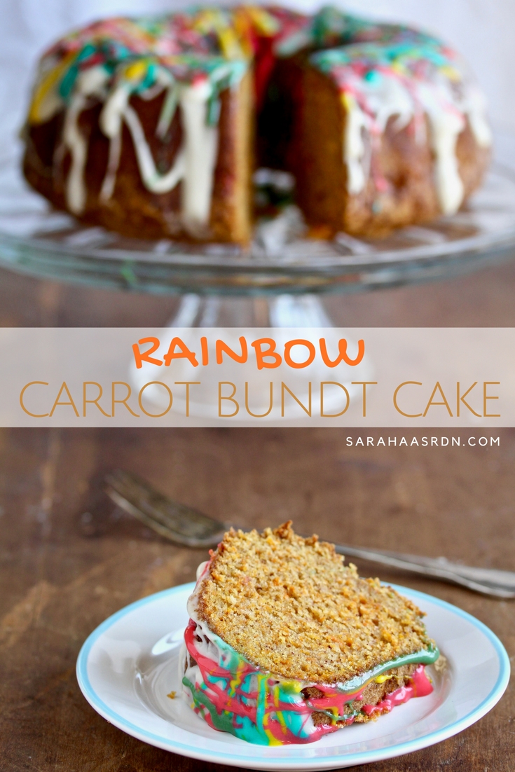 Rainbow Carrot Bundt Cake PIN