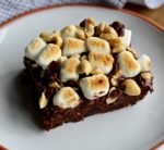 A good old brownie is good, but a Rocky Road Brownie is even better! Learn how to make them! @cookinRD | sarahaasrdn.com