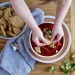 Why not jazz your chicken tortilla soup up with some delicious chiles? Right now, I'm all about incorporating amazingly flavorful dried chiles into my dishes. This soup doesn't disappoint! @cookinRD | sarahaasrdn.com