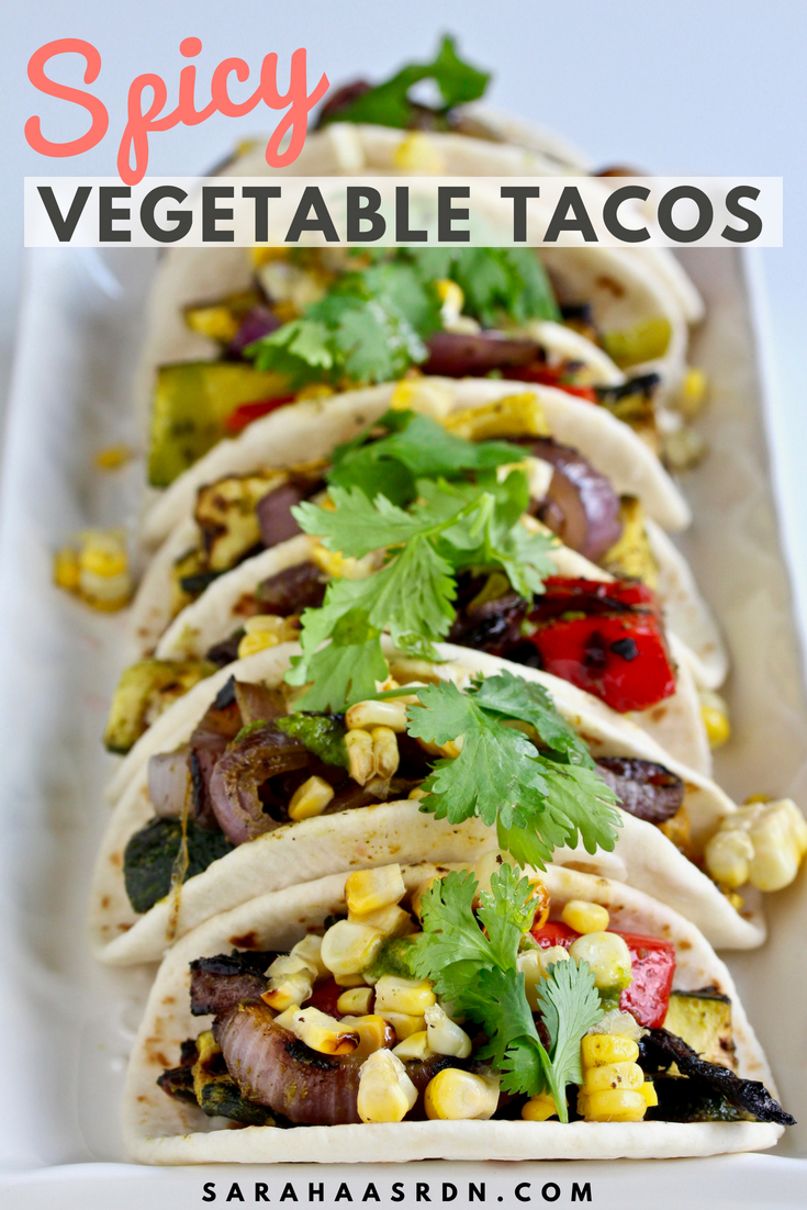 Spicy Vegetable Tacos PIN