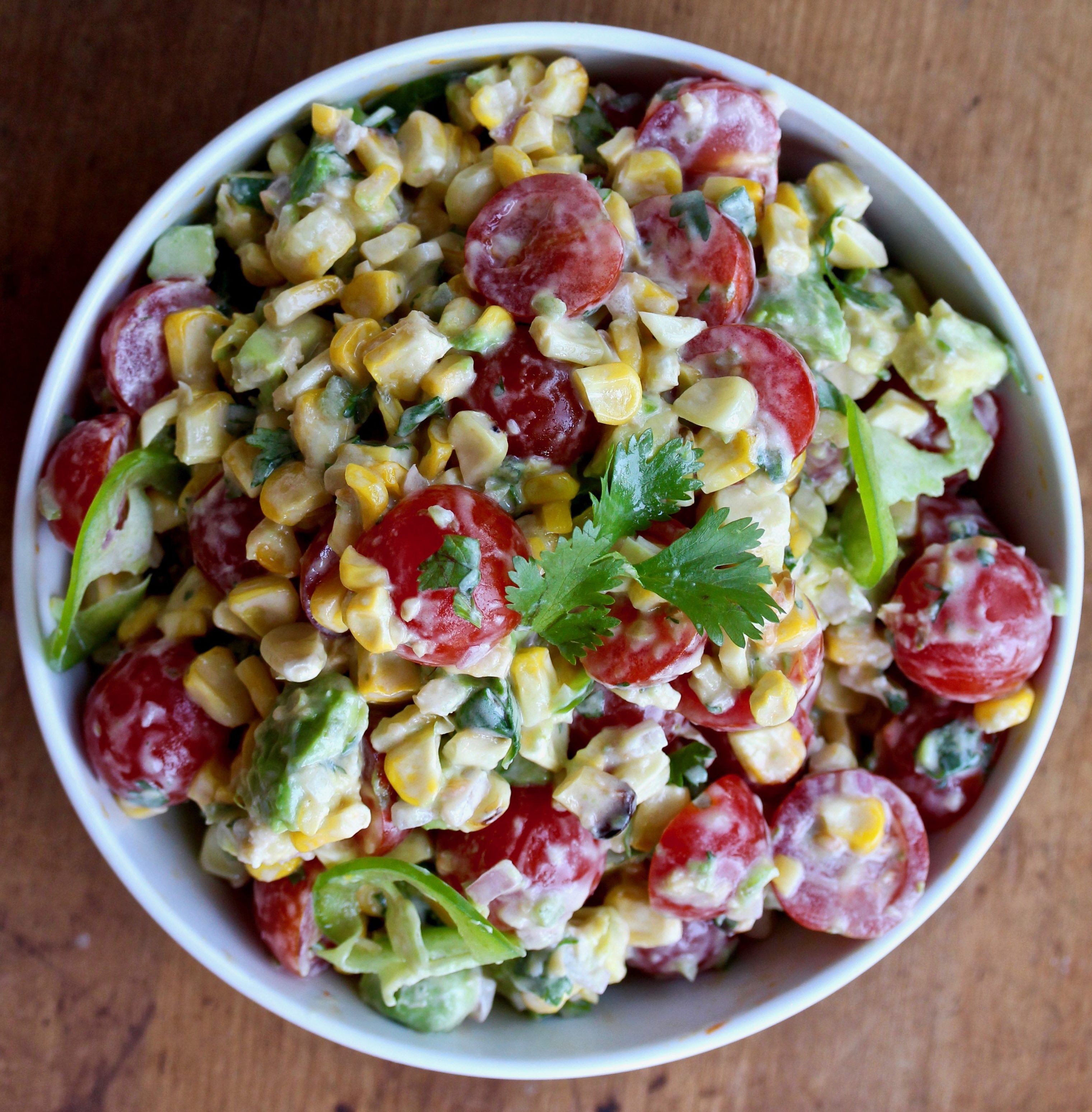 Grilled Sweet Corn Salad