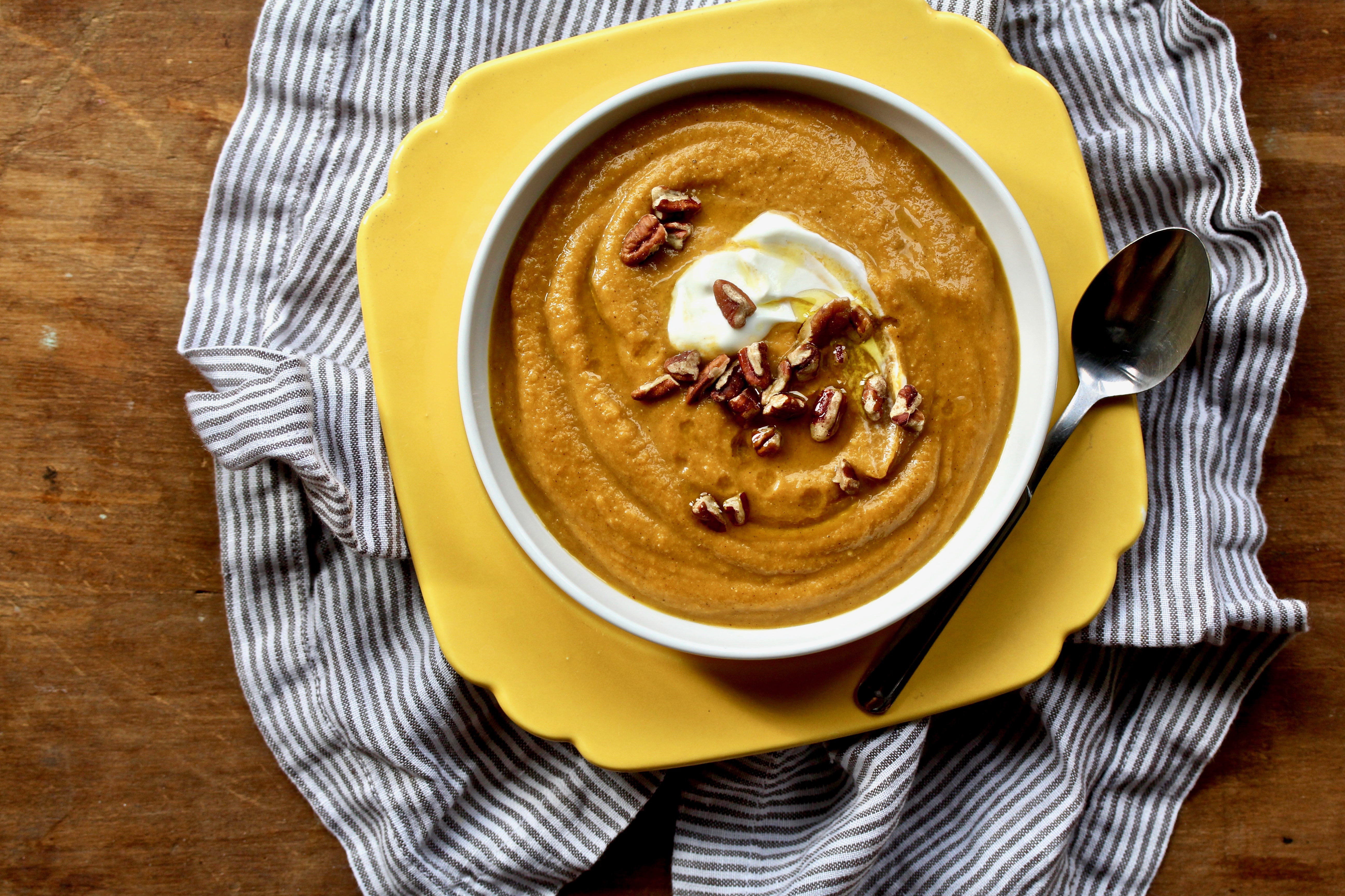 Pumpkin Spice Lentil Soup