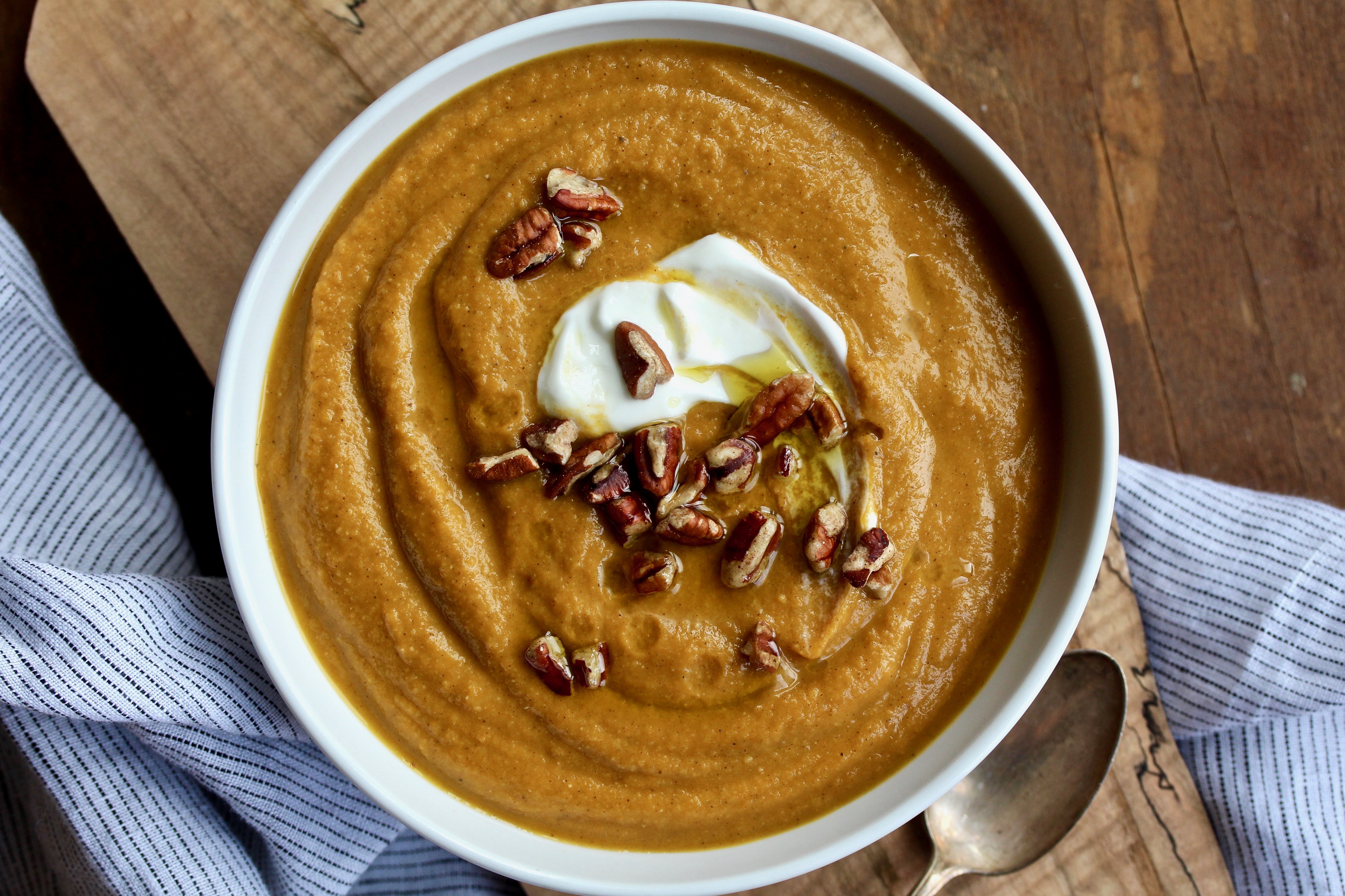 Pumpkin Spice Lentil Soup