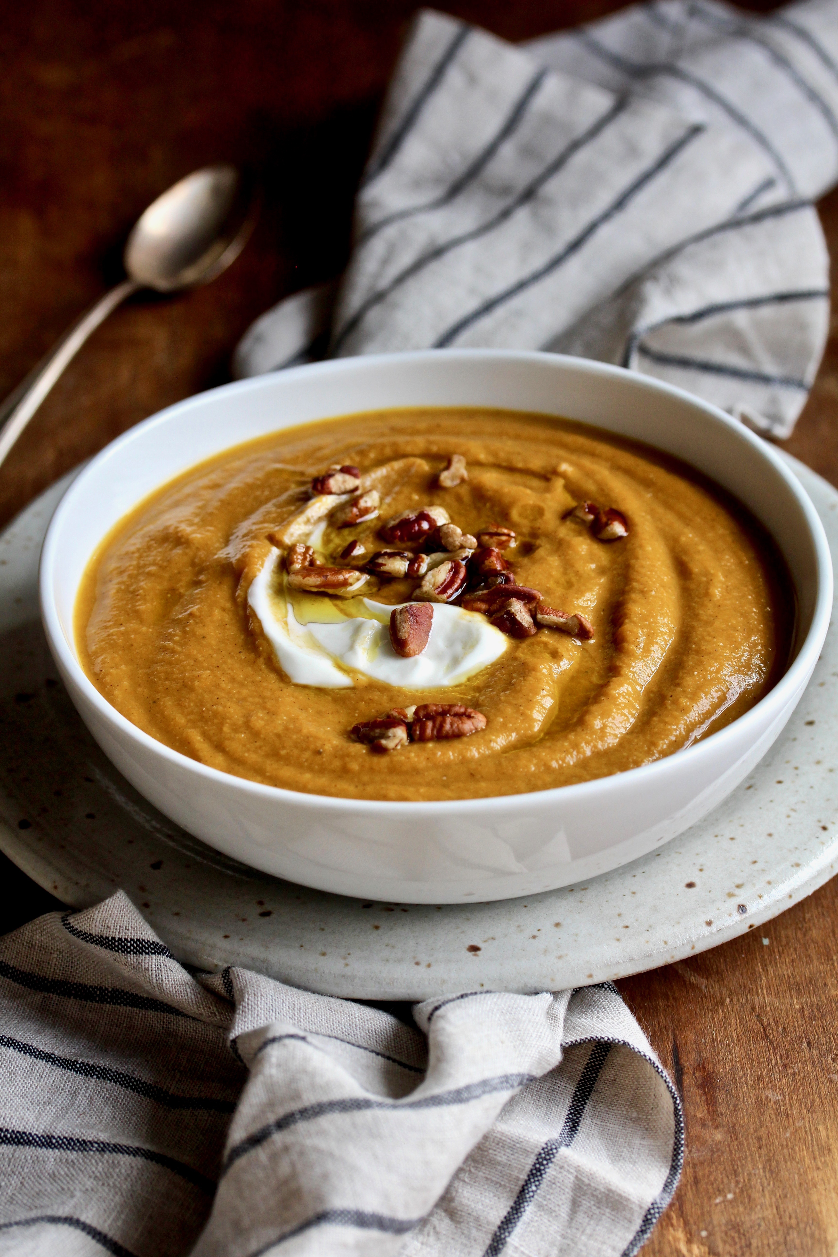 Pumpkin Spice Lentil Soup