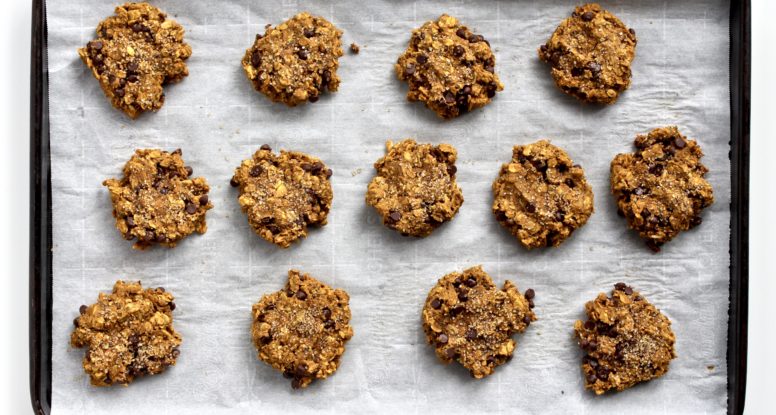 Be a breakfast champion with these delicious Pumpkin Breakfast Cookies! @cookinRD | sarahaasrdn.com