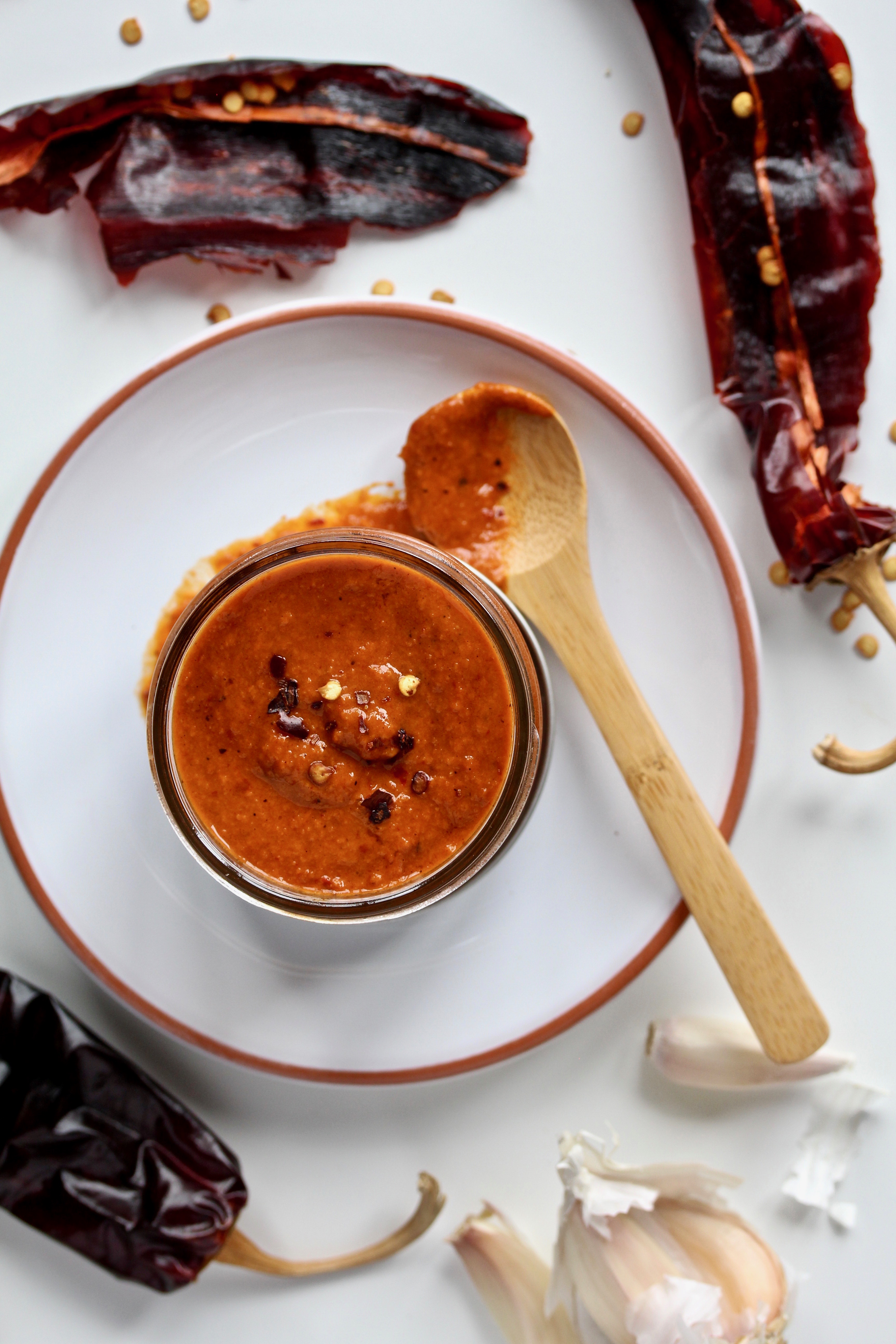 Every smart cook knows a great sauce makes a great meal! Learn how to make this simple Mojo Rojo sauce for weeknight dinner success! @cookinRD | sarahaasrdn.com 