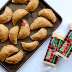 Wishing you had an appetizer that was easy to make, tasted delicious and was fun to eat? Well you do! These Homemade Holiday Empanadas festively tasty! @cookinRD | sarahaasrdn.com