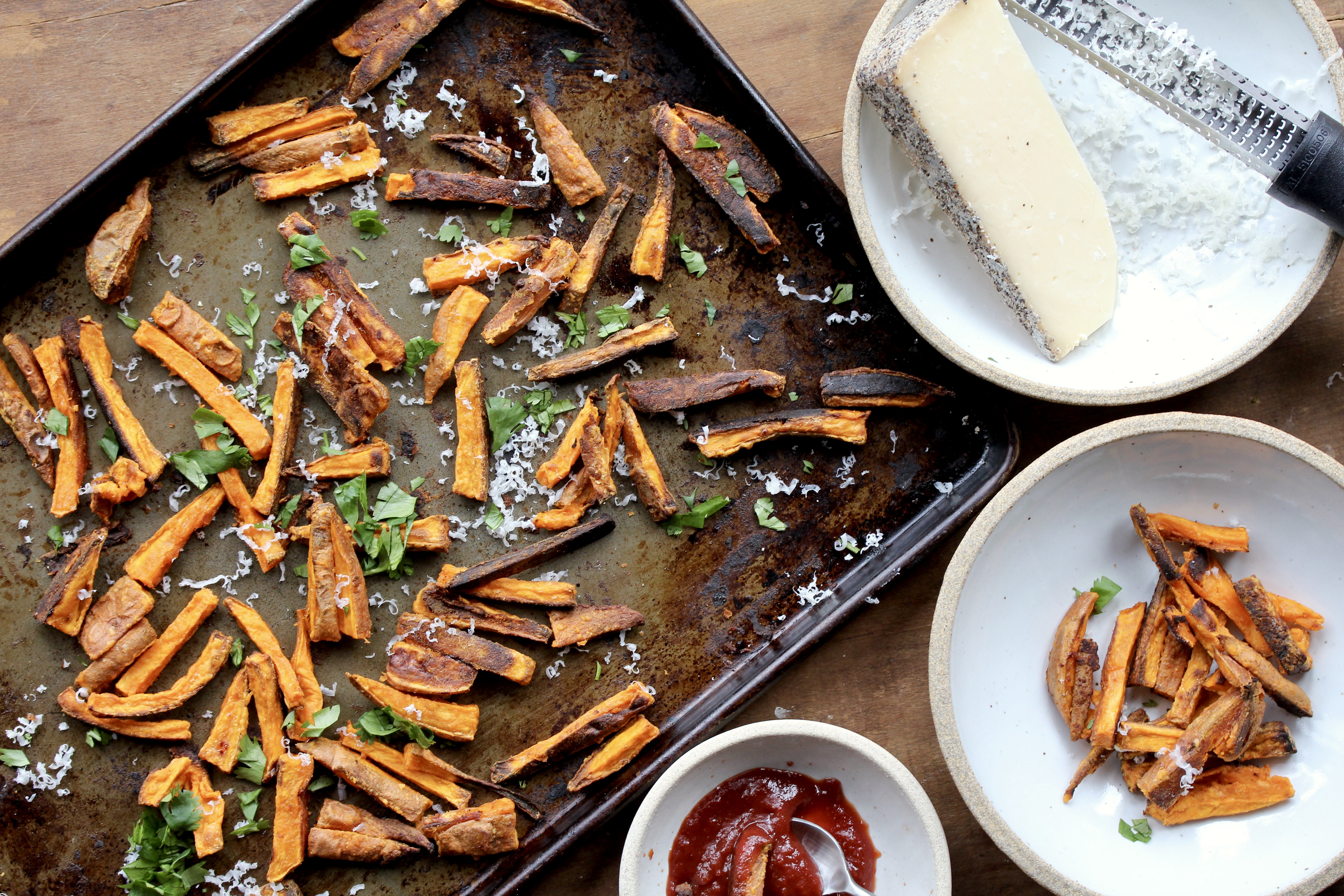 Sriracha Sweet Potato Fries