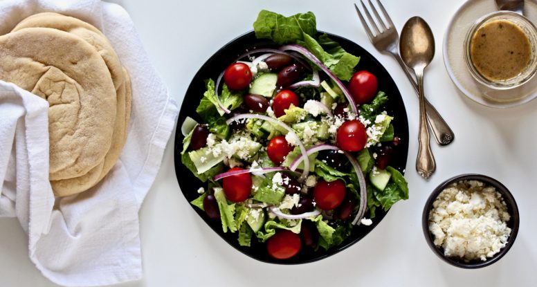 Turn your favorite salad into your new favorite sandwich! You'll love these Greek Salad Pitas!