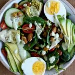 The west coast doesn't feel so far away when you sit down to enjoy this salad! This West Coast Cobb Salad is completely vegetarian and 100% satisfying and delicious!