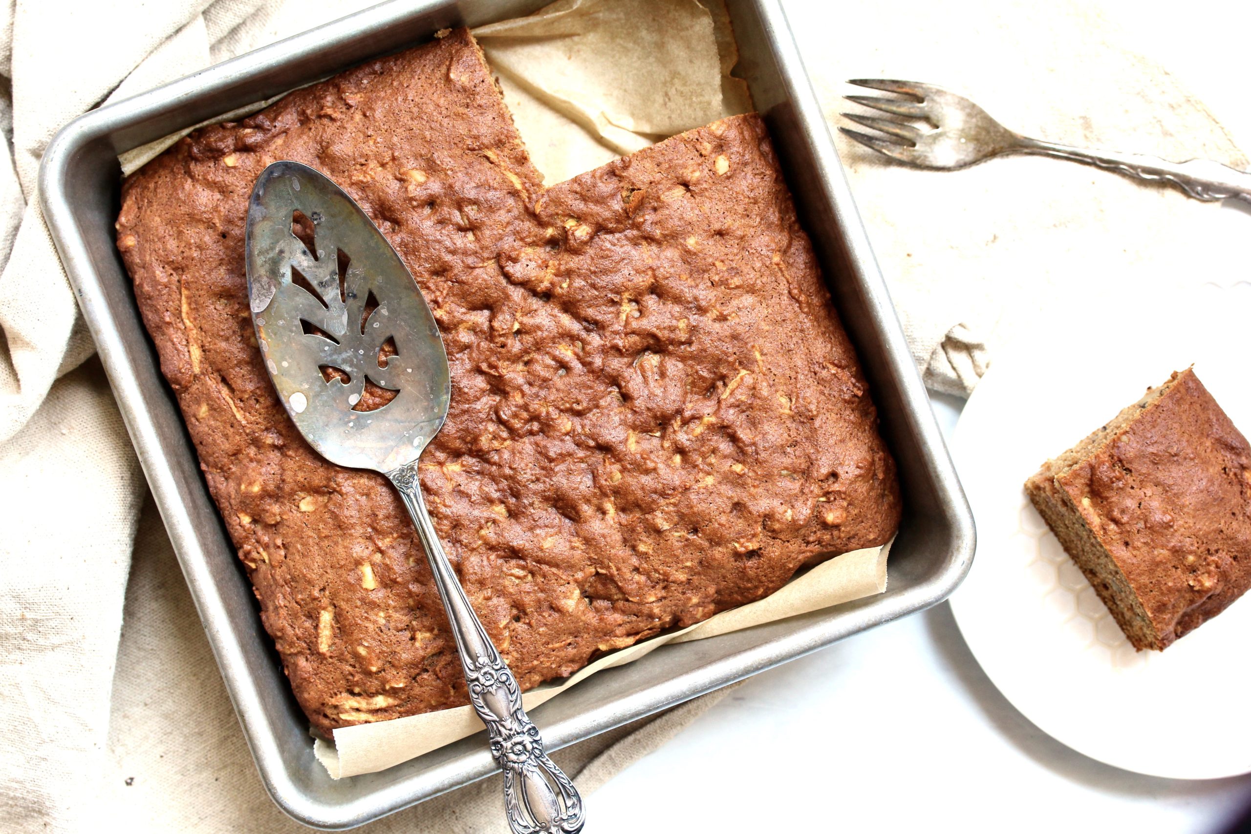 Apple Walnut Snack Cake