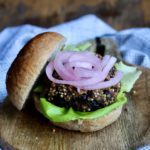 The Best Black Bean Burgers | @cookinRD