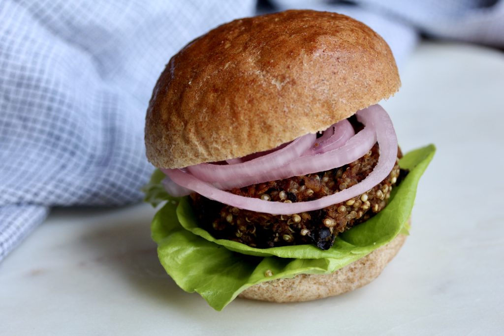 The Best Black Bean Burgers | @cookinRD