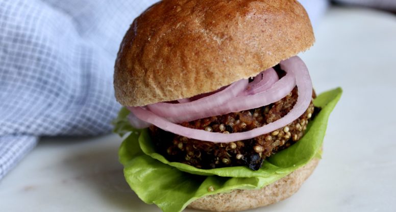 The Best Black Bean Burgers | @cookinRD