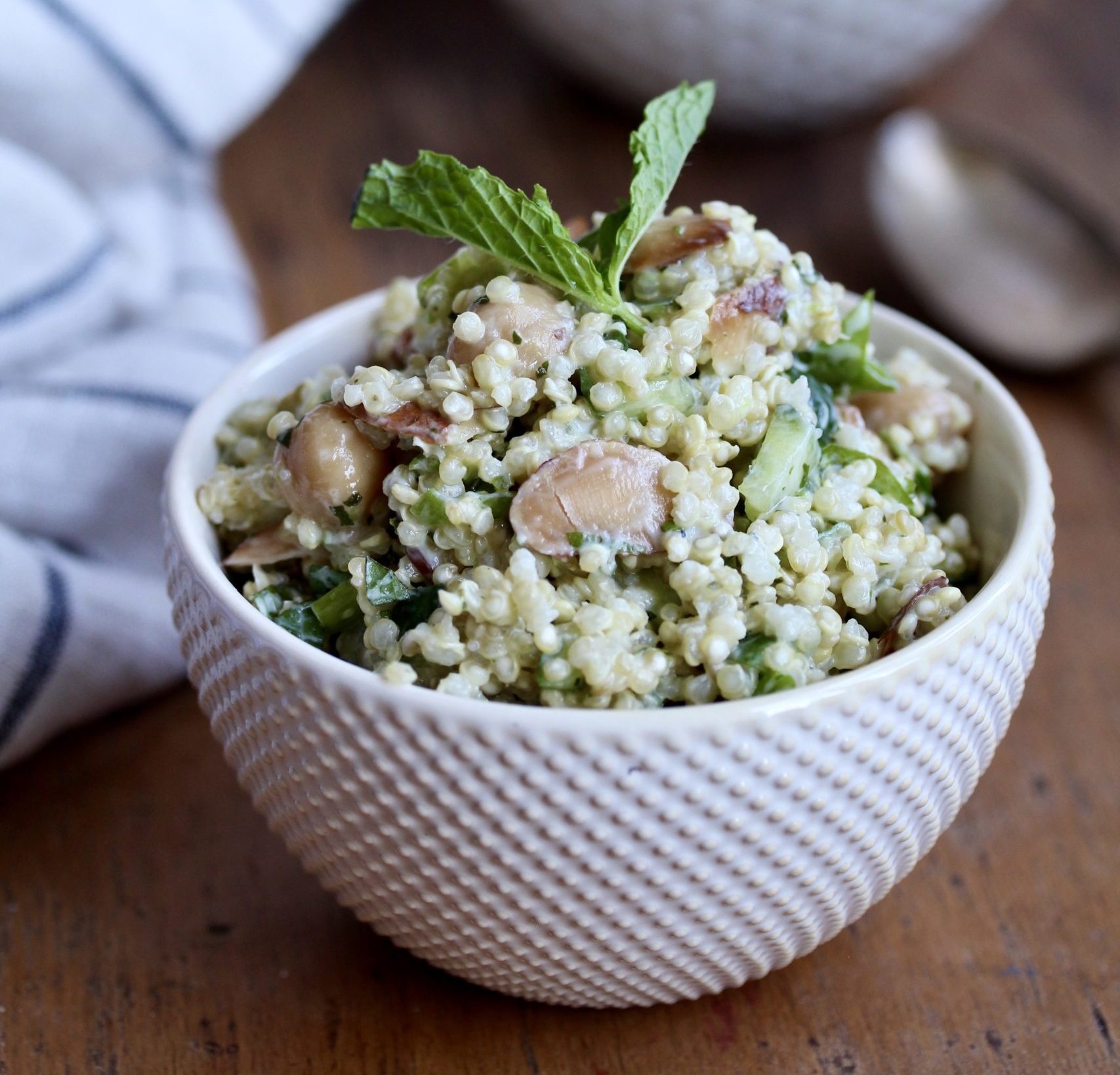 Cilantro-Mint Quinoa Salad