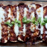 Spinach and Chicken Enchiladas | @cookinRD
