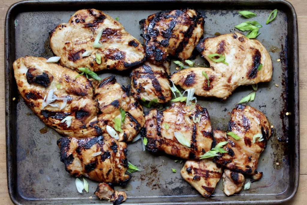 Honey-Citrus Grilled Chicken | www.sarahaasrdn.com