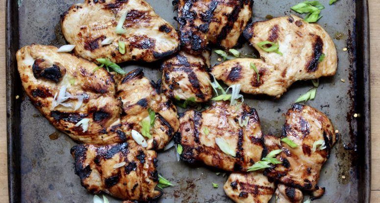 Honey-Citrus Grilled Chicken | www.sarahaasrdn.com