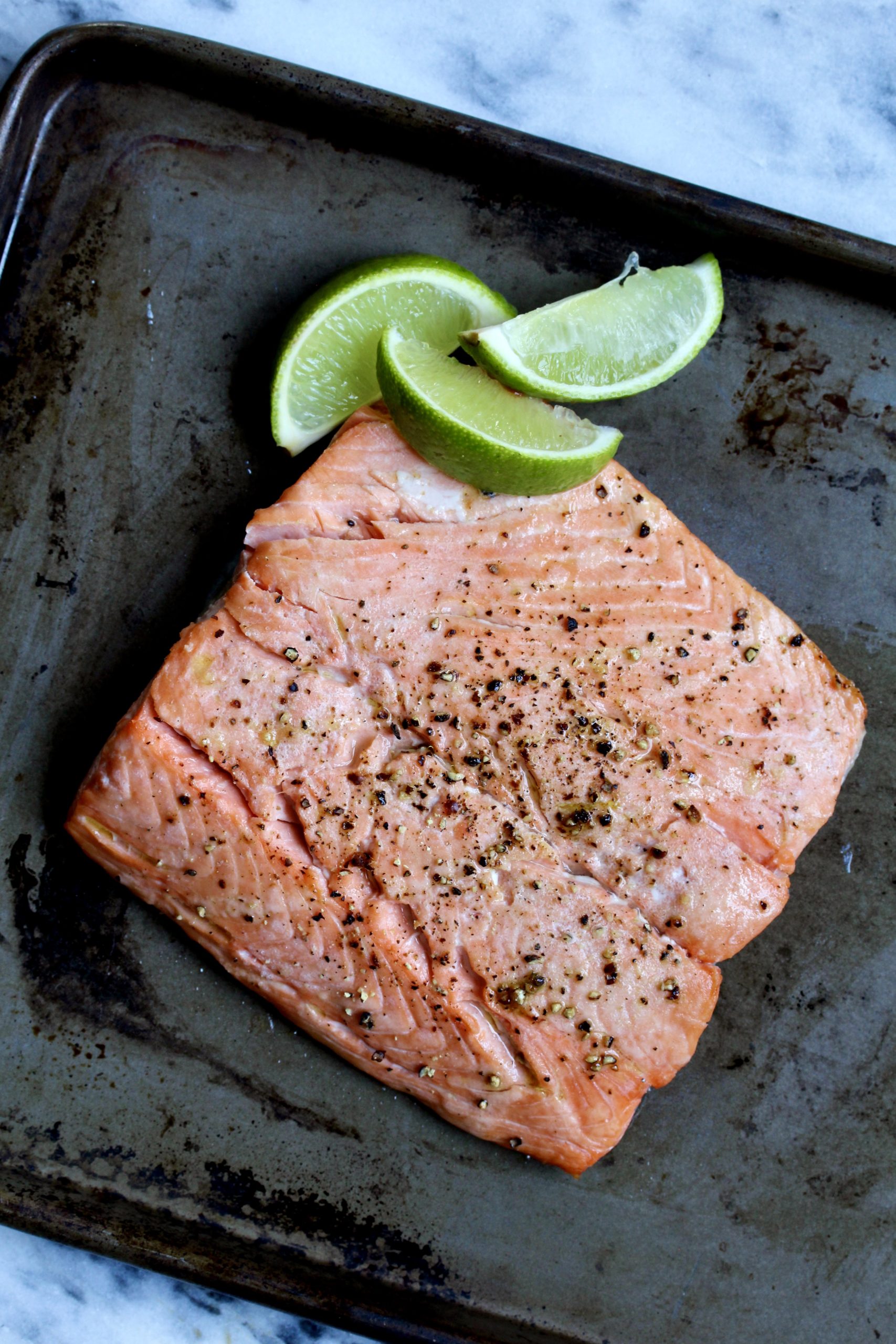 No-Fail Broiled Salmon | www.sarahaasrdn.com