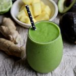 Ginger Pineapple Green Smoothie | sarahaasrdn.com