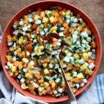 Cucumber Peach Salsa | sarahaasrdn.com