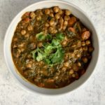 Coconut Spinach Chickpea Bowl | sarahaasrdn.com