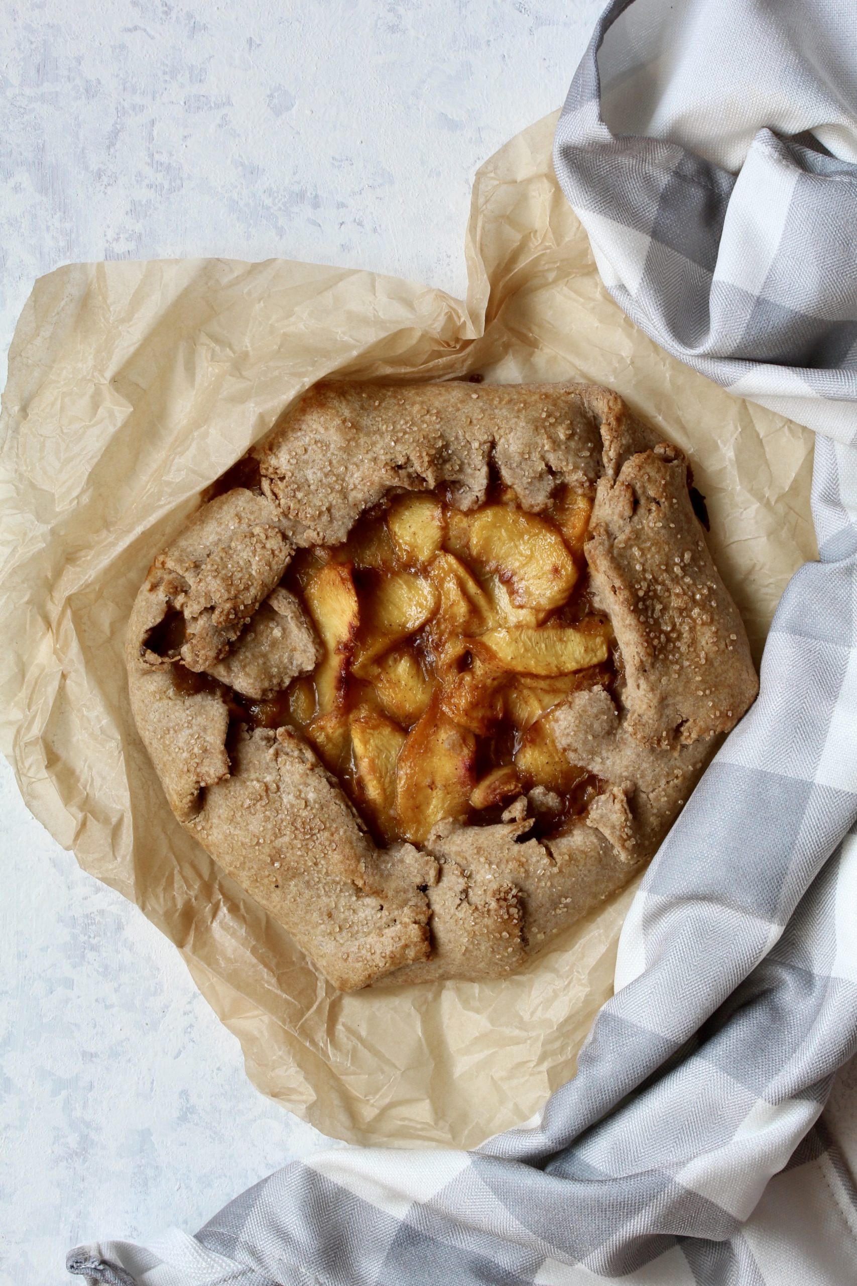 Mini Peach Galette | sarahaasrdn.com