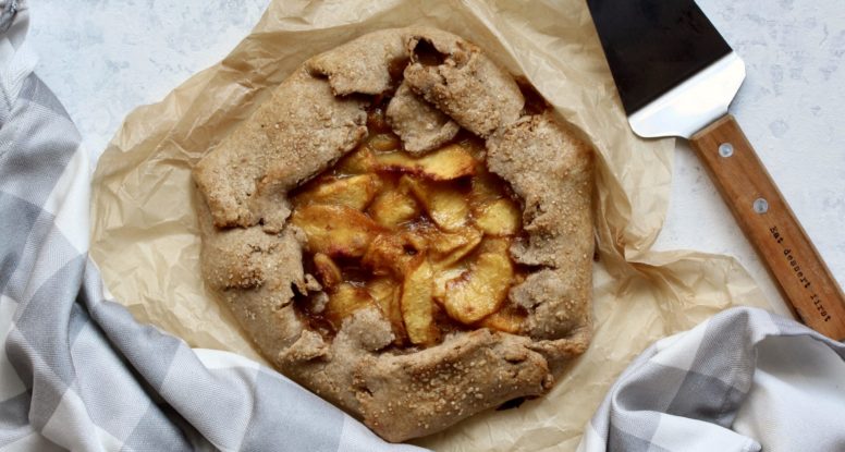 Mini Peach Galette | sarahaasrdn.com