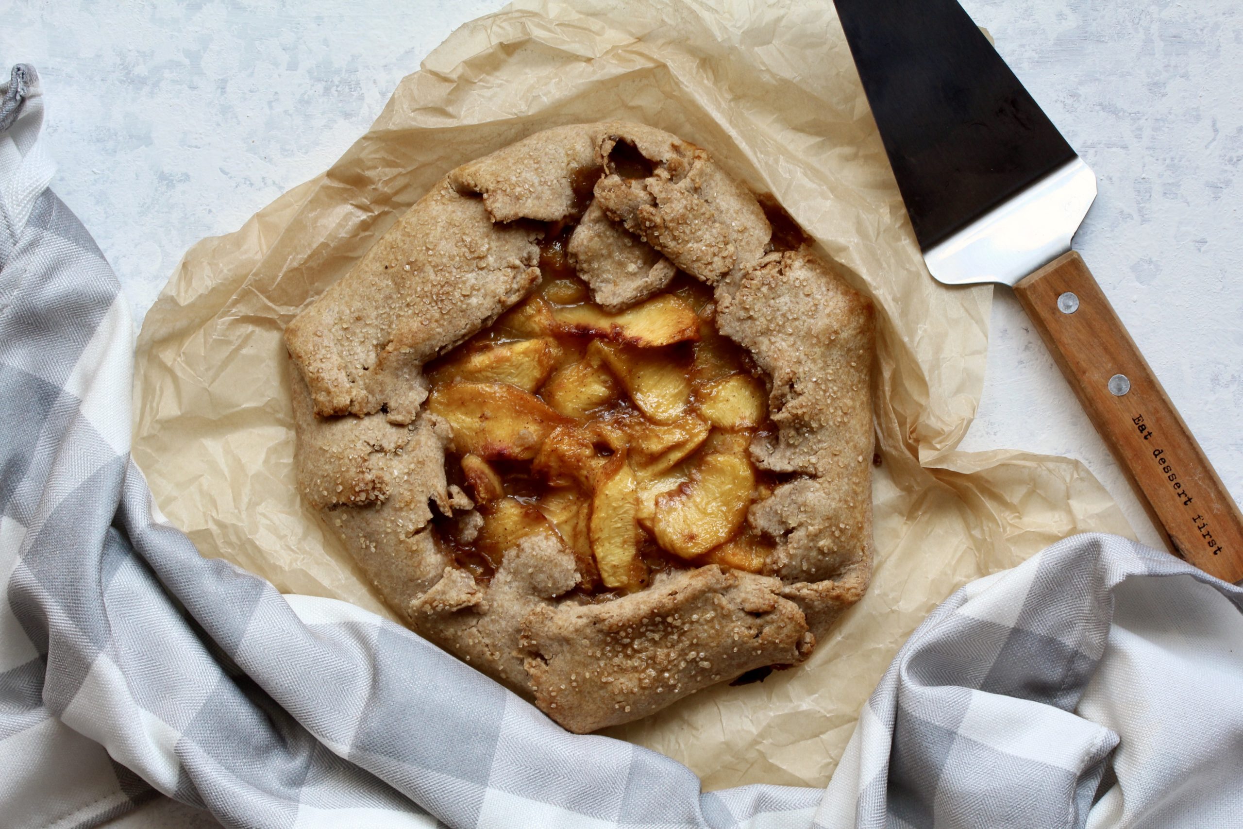 Mini Peach Galette | sarahaasrdn.com