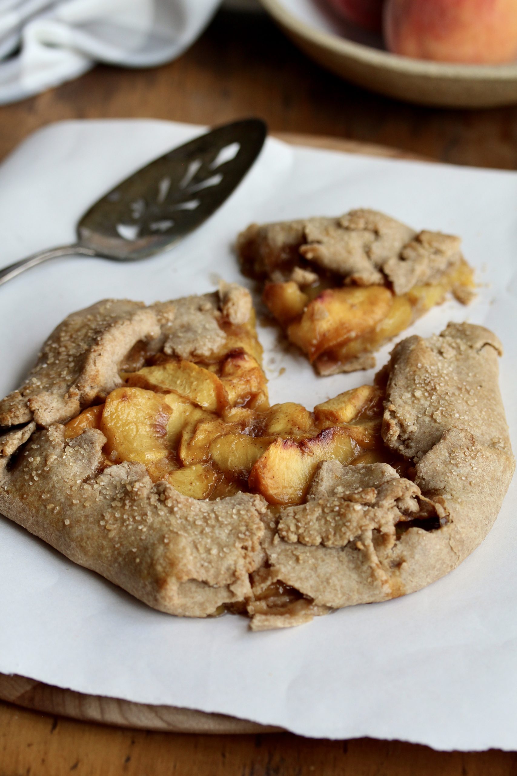 Mini Peach Galette | sarahaasrdn.com